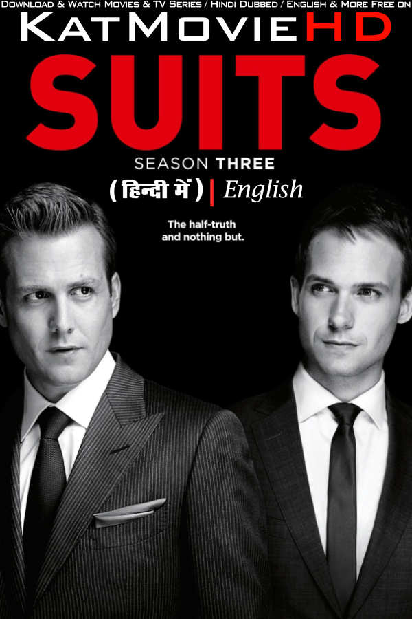 Suits (Season 3) Hindi Dubbed (DD 5.1) & English [Dual Audio] All Episodes | WEB-DL 1080p 720p 480p HD [TV Series]