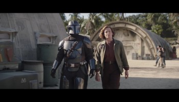 The Mandalorian and Grogu scene