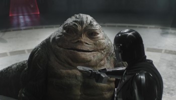 The Mandalorian and Grogu scene